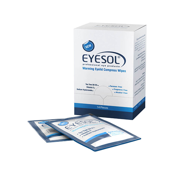 پد پاک کننده پلک و مژه آیسول مدل warming بسته 14 عددی