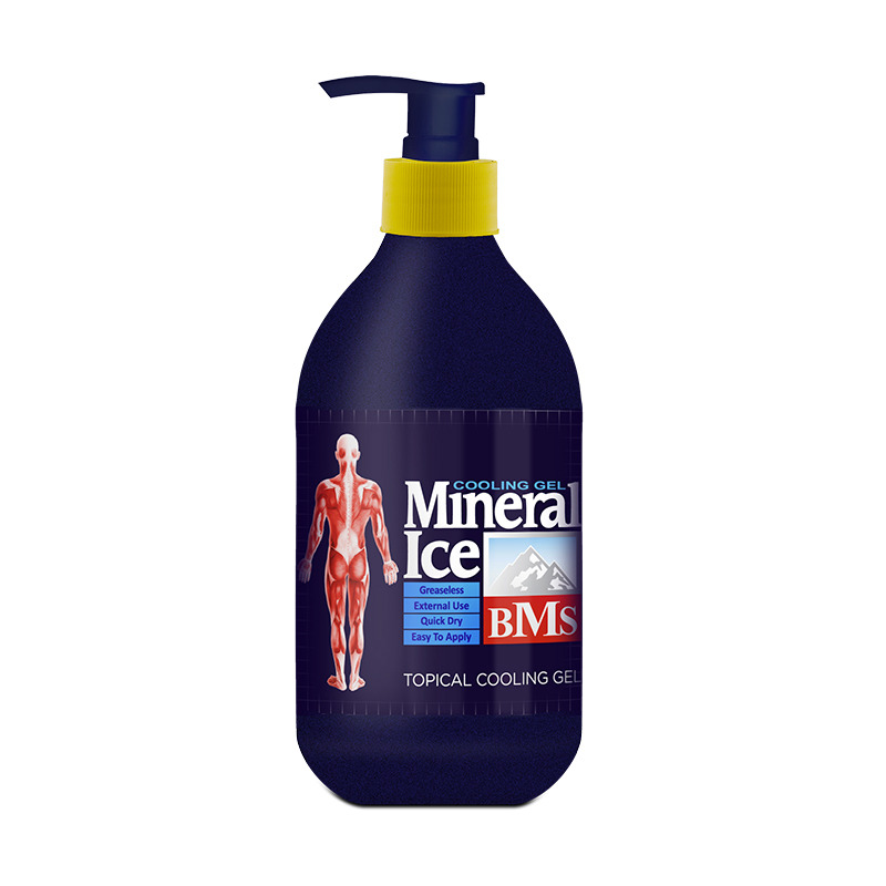 ژل خنک‌کننده و آرام بخش عضلات بی ام اس مدل Mineral ICE (مینرال آیس) پمپی ۳۰۰ گرم