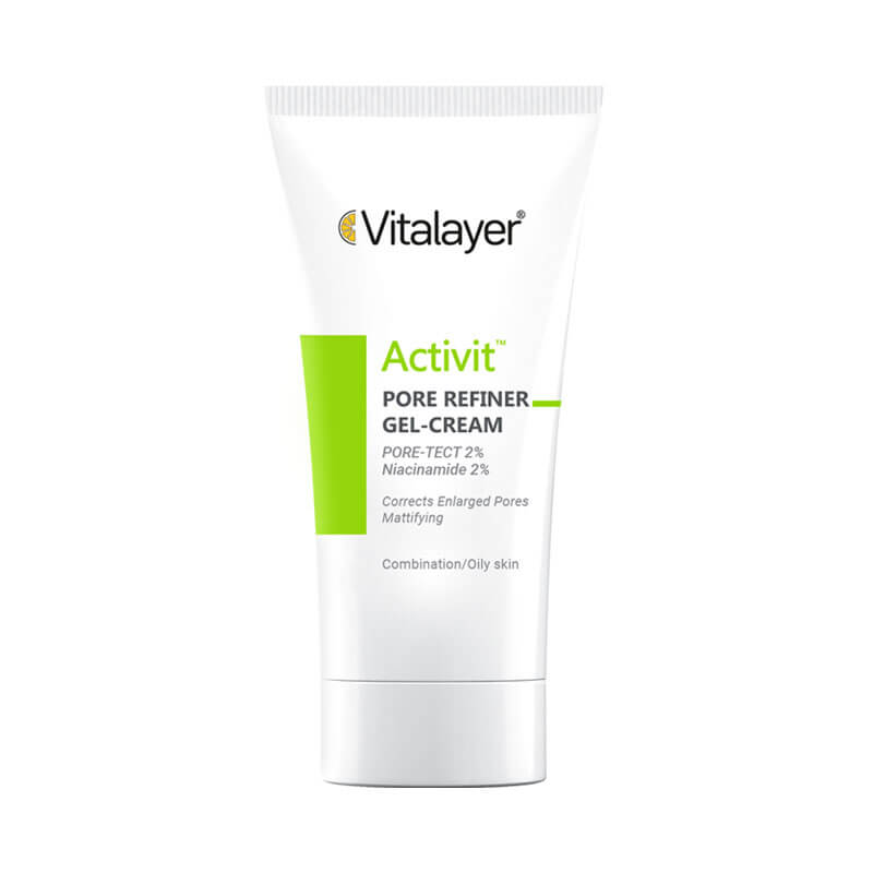 ژل کرم کوچک کننده منافذ پوست ویتالیر مدل refiner حجم 30 میلی لیتر
