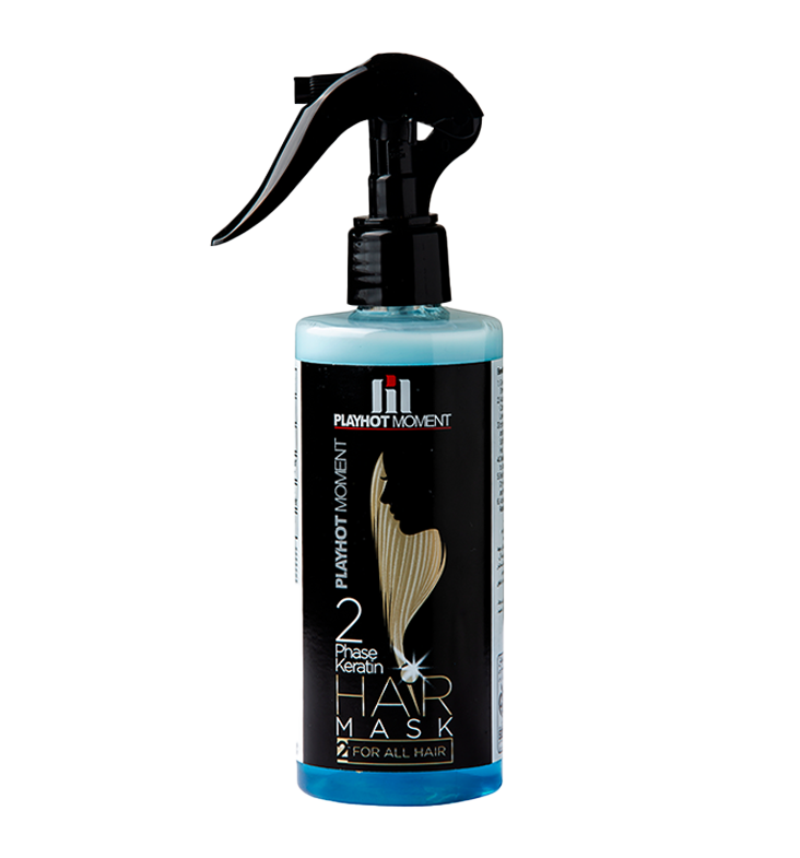 ماسک مو کراتینه دوفاز پلی هات مومنت مناسب برای موهای معمولی حجم 280 میلی لیتر