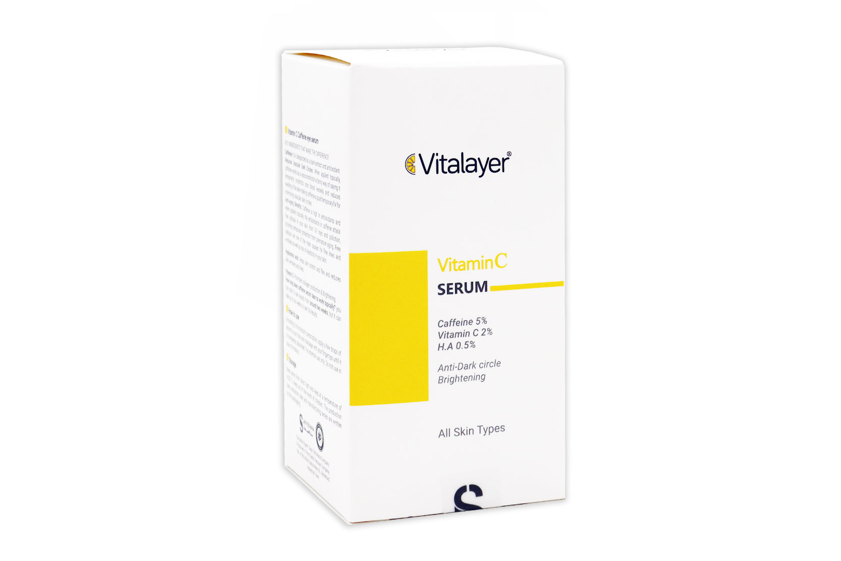 سرم دورچشم کافئین و ويتامين سي  حجم 30 ميلي گرم ويتالر