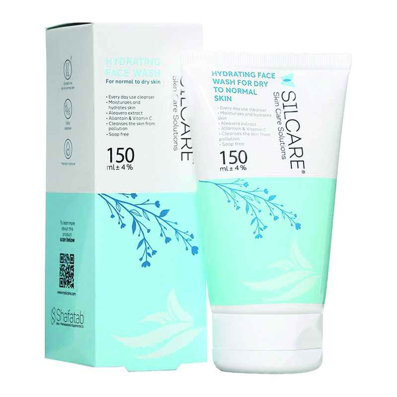 ژل شست و شوی صورت پوست خشک سیلکر