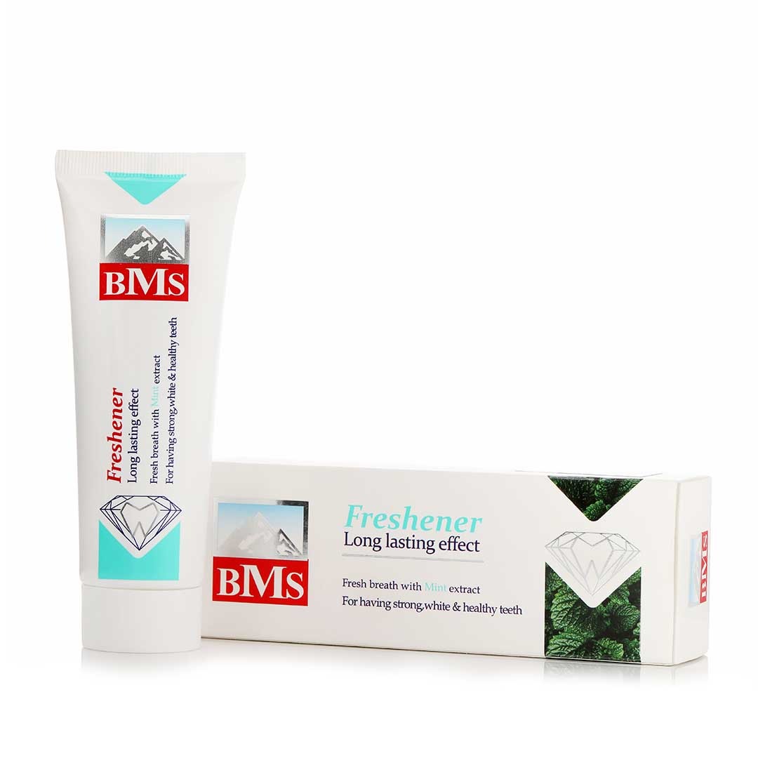 خمیر دندان روزانه بی.ام.اس خوش بو کننده حاوی نعنا حجم 100 میلی لیتر