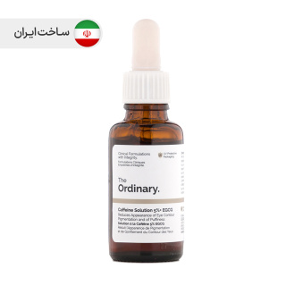 سرم دور چشم د اوردینری مدل کافئین سولوشن 5% مناسب انواع پوست حجم 30 میلی لیتر