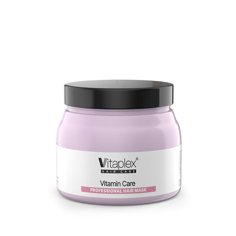 ماسک مو ویتاپلکس مدل Vitamin Care ماسب موهای خشک و معمولی حجم 500 میلی لیتر