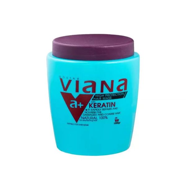 ماسک مو نرم کننده و رطوبت رسان مو حاوی کراتین ویانا 500 میل