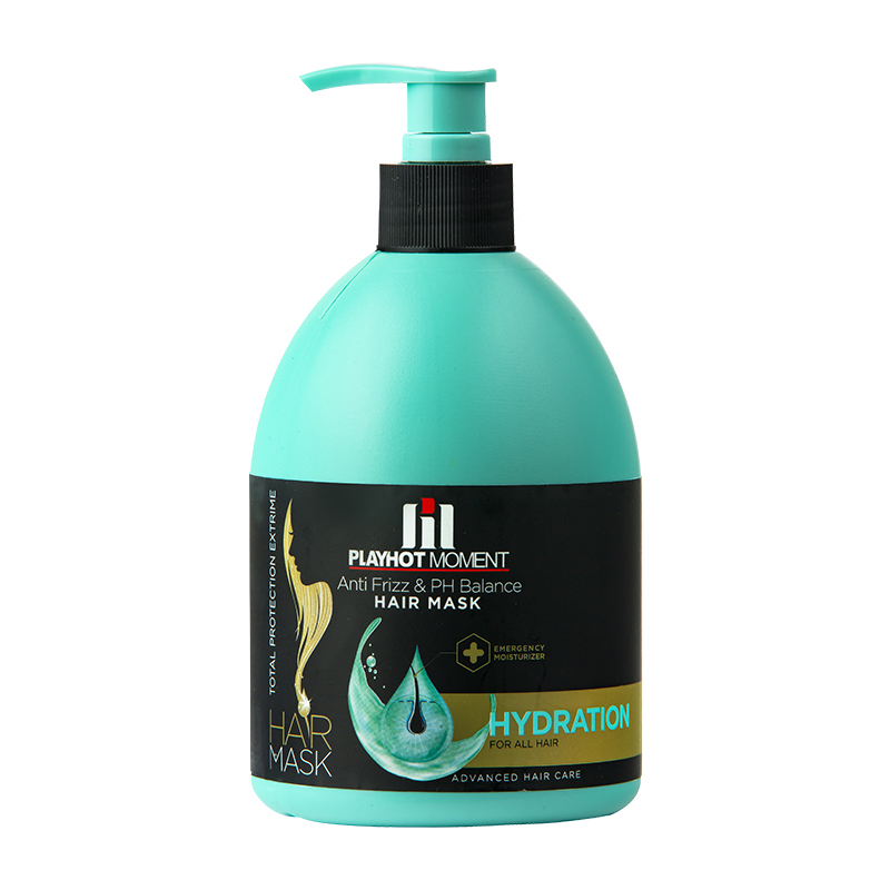 ماسک مو پلی هات مومنت مدل HYDRATION مناسب موهای خشک و آسیب دیده حجم 500 میلی لیتر