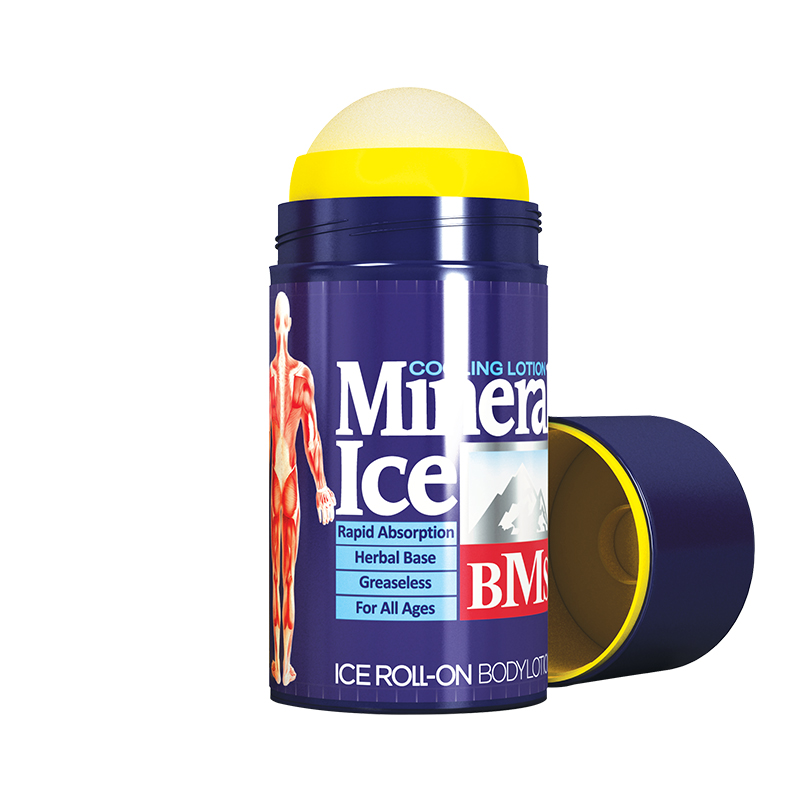 ژل خنک‌کننده و آرام بخش بی ام اس مناسب عضلات مدل Mineral Ice ( مینرال آیس ) حجم:85 میلی لیتر