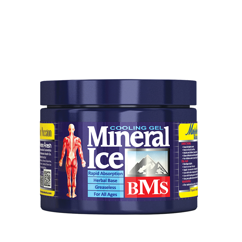 ژل خنک کننده عضلات بی ام اس مدل Mineral Ice (مینرال آیس) 200 میلی لیتر