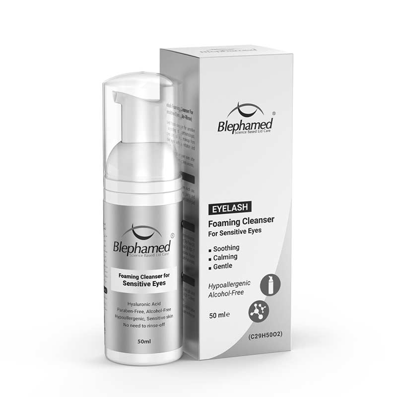 فوم پاک کننده پلک و مژه بلفامد حجم 50 میلی لیتر