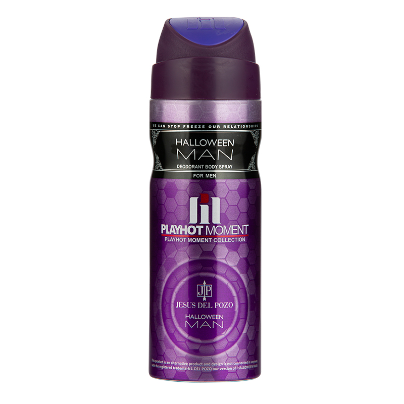 اسپری خوشبو کننده بدن پلی هات مومنت مدل Del POZO HALLOWEEN مناسب آقایان حجم 200 میلی لیتر