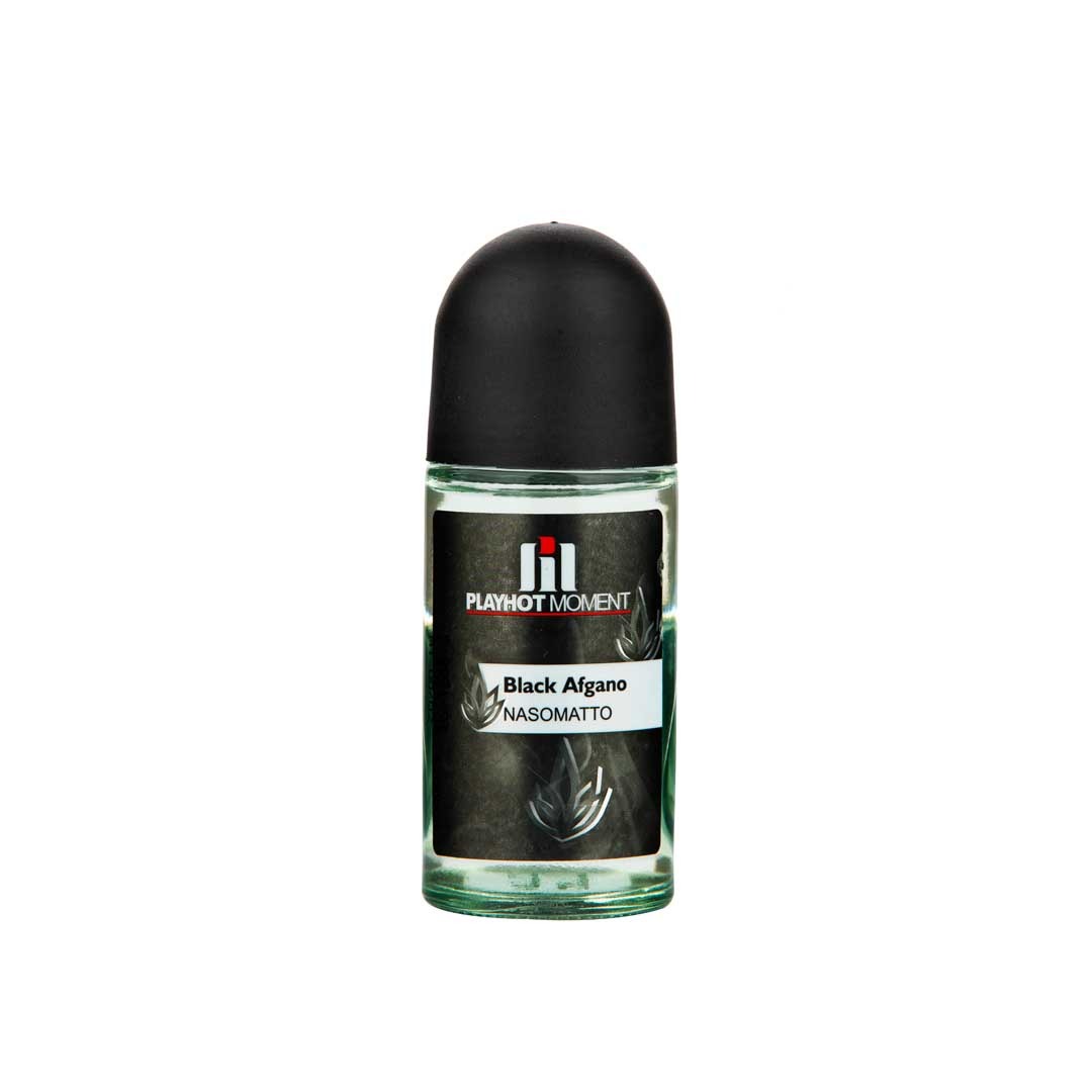 رول ضد تعریق پلی هات مومنت مدل BLACK AFGANO مناسب آقایان حجم 50 میلی لیتر