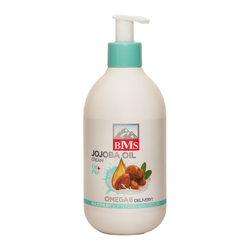 کرم مرطوب کننده بی ام اس حاوی نرم کننده jojoba (جوجوبا)مناسب انواع پوست حجم 300 میلی لیتر